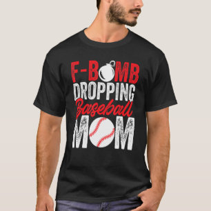 T-shirt Mens Graphic F Bombe Laisser Baseball Maman