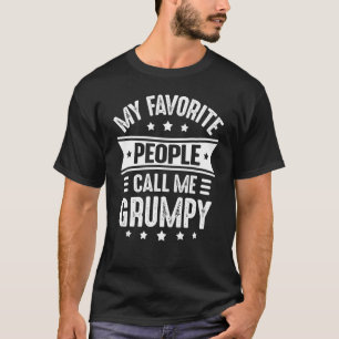 T-shirt Mens Grumpy Fête des pères Pour Hommes Mes Gens Fa