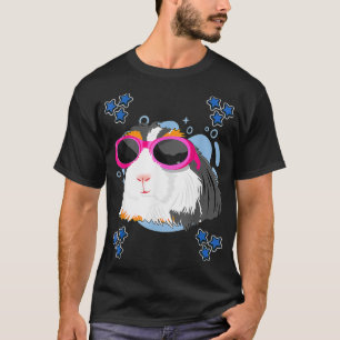 T-shirt Mens Guinée Pigs Art Drawing Stars Boys Guinée Pig