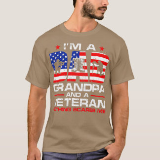 T-shirt Mens Gun Drapeau Américain Im Un Papa Grand-Père E