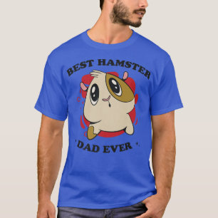 T-shirt Mens Hamster Dit Meilleur Hamster Papa Jamais Père