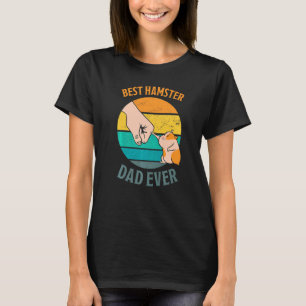 T-shirt Mens Hamster Dit Meilleur Hamster Papa Jamais Vint