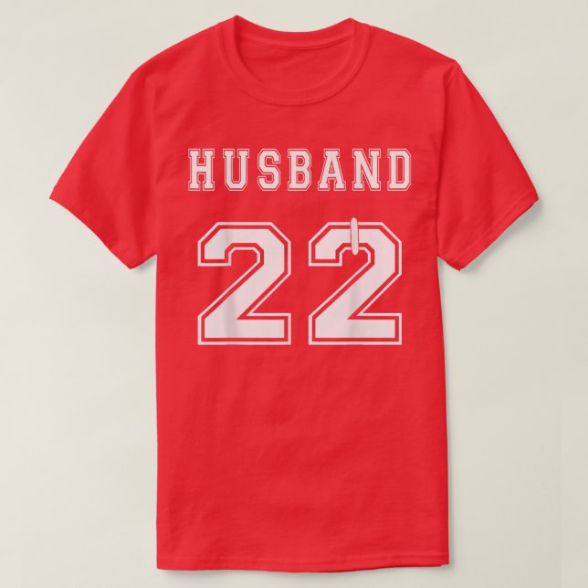 T-shirt Mens Husband Wife Matching 2022 Engagement Party H (Design devant)