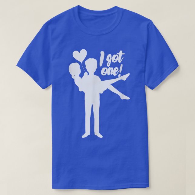 T-shirt Mens I Got One Groom Bride Wedding Bachelor Party  (Design devant)