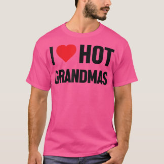 T-shirt Mens I Heart Grandmas Hot 