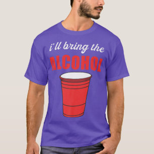 T-shirt Mens I'll Apporte le whisky aux boissons alcohol