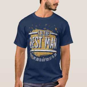 T-shirt Mens Im Le Meilleur Homme Groom Mariage Hommes Fun