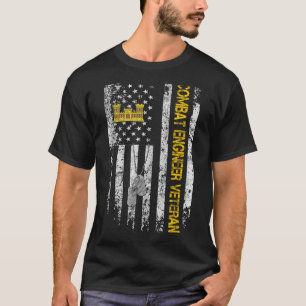 T-shirt Mens Ingénieur de combat Vétérinaire Chemise Vinta