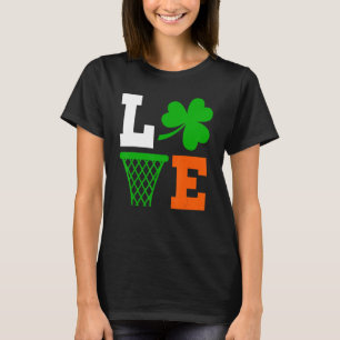 T-shirt Mens Irish Cute Funky Basketball St Patrick S Day