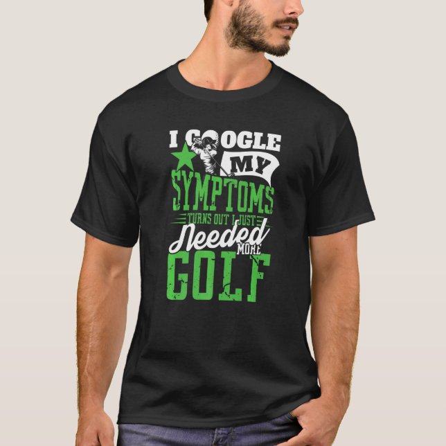 T-shirt Mens J'Ai Besoin De Plus Golf Pro Sport (Devant)