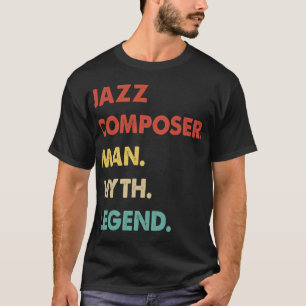 T-shirt Mens Jazz Compositeur Homme Mythe Légende