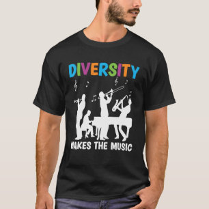 T-shirt Mens Jazz Musique Saxophone Trumpet Piano Jazz Pap