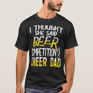 T-shirt Mens Je Pensais Qu'Elle A Dit Concours De Bière Ch