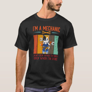 T-shirt Mens Je suis Mécanique Stop Quand Je Suis Fait Méc