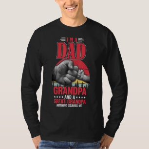 T-shirt Mens Je suis papa grand-père grand-père rien d'eff