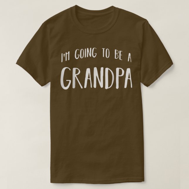 T-shirt Mens Je Vais Être Un Grand-Père Futur (Design devant)