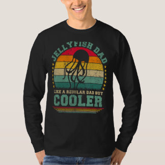 T-shirt Mens Jellyfish Papa Comme Un Père Régulier Mais Gl