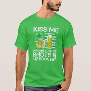 T-shirt Mens Jour de la Saint Patrick M'Embrasse J'Ai Eu M