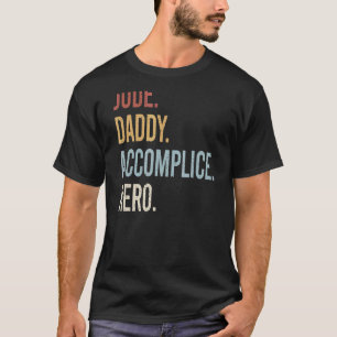 T-shirt Mens Jude Daddy Accomplice Héros Rétro Style Vinta