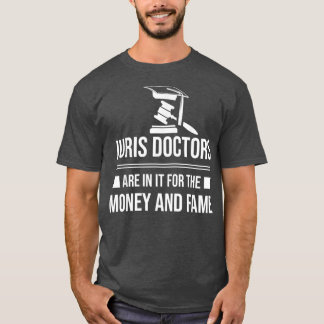 T-shirt Mens Juris Docteur en Jurisprudence Droit Financie