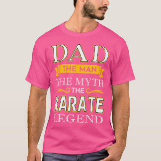 T-shirt Mens Karate Papa Chemises Cadeaux Pour Papa