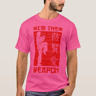 T-shirt Mens Karateka Ninja Taekwondo Je Suis L'Arme Karat