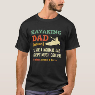 T-shirt Mens Kayak rétro kayak vintage - kayaker DAD gi