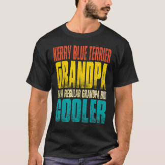 T-shirt Mens Kerry Blue Terrier Grandpa Like a Regular Gra