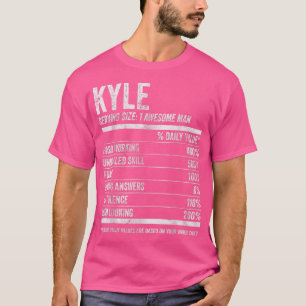 T-shirt Mens Kyle Nutrition Nom personnalisé Nom amusant 