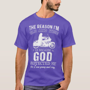 T-shirt Mens La raison pour laquelle je suis vieux & sage