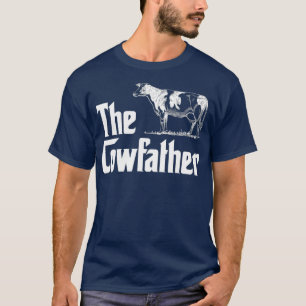 T-shirt Mens Le Cowfather Funny Agricole propriétaire de v