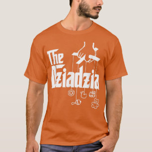 T-shirt Mens Le grand-père polonais Dziadzia Baby shower 