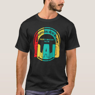 T-shirt Mens Le Plus Important Appelez-Moi Papa