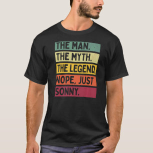 T-shirt Mens L'Homme Le Mythe La Légende Non Juste Sonny
