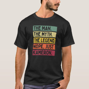 T-shirt Mens L'Homme Le Mythe La Légende Non Seulement Kam
