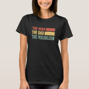 T-shirt Mens L'Homme Le Papa Le Pickleballer Pickleball