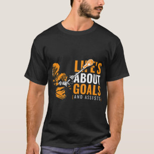 T-shirt Mens Life's About Buts Lacrosse for Boys Lcross