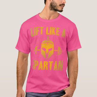 T-shirt Mens Lift Comme Une Chemise Spartiate Poids Liftin