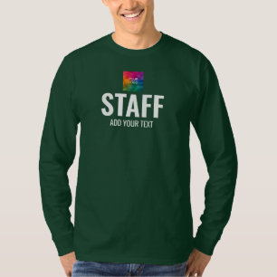 T-shirt Mens Long Sleeve Tee - shirt Personnel d'équipage 