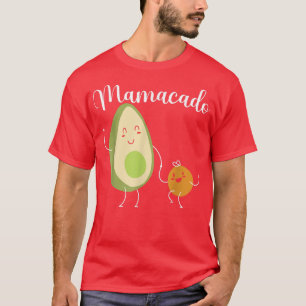 T-shirt Mens Mamacado Maman Avocado Fête des mères