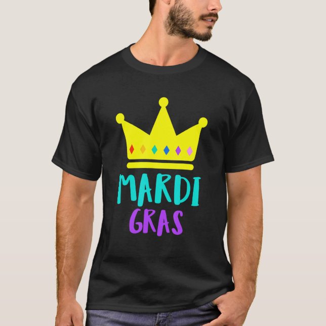 T-shirt Mens Mardi Gras Hommes Mardi Gras Mardi (Devant)
