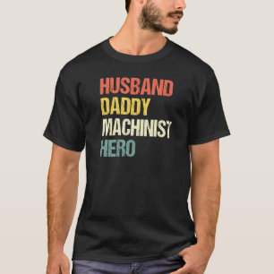 T-shirt Mens Mari Daddy Machinist Hero Moteur Cn