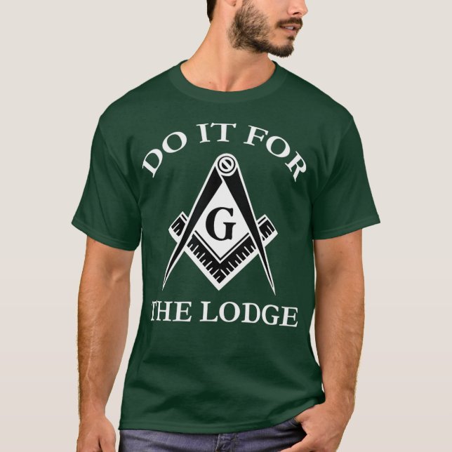 T-shirt Mens Masonic Le Faire Pour Le Lodge Mason (Devant)