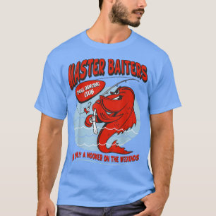 T-shirt Mens Master Biters Pêche Pole Humour Funny Fishe