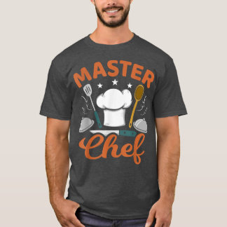 T-shirt Mens Master Chef Cuisine Drôle Cook