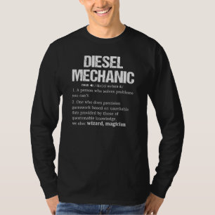 T-shirt Mens Mechanic Définition Mechanical Engineer Dicti