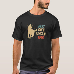 T-shirt Mens Meilleur Chat Oncle Jamais Oncle Des Chats