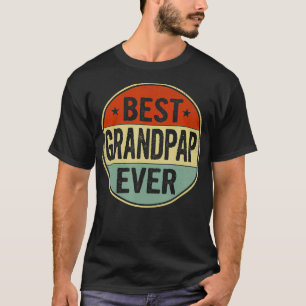 T-shirt Mens Meilleur Grandpap Jamais Retro Style Cool cad