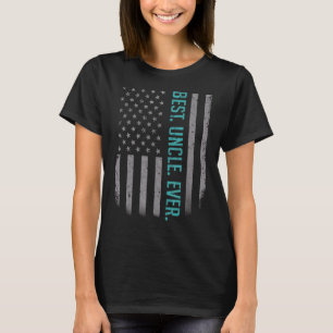T-shirt Mens Meilleur Oncle Jamais Nous Drapeau Américain