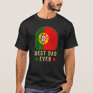 T-shirt Mens Meilleur papa Jamais Portugais Père Pays Port
